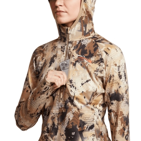 Термокофта SITKA WS Core Merino 330 Hoodie цвет Optifade Marsh фото 3