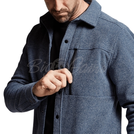 Рубашка SITKA Snowcrest LS Shirt цвет Starlight Heather фото 5