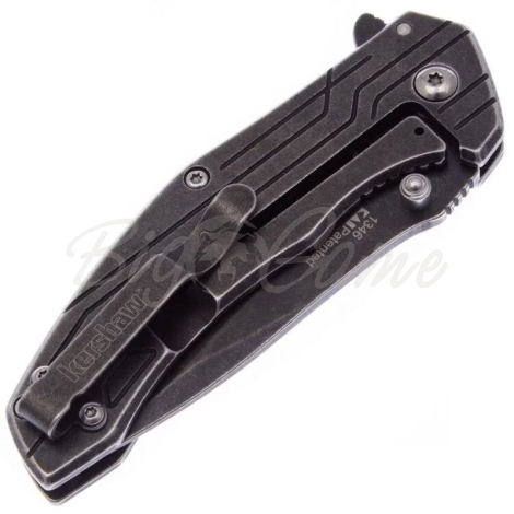 Нож складной полуавтоматический KERSHAW Kingbolt сталь 8Cr13MoV рукоять Нержавеющая сталь цв. Черный фото 2