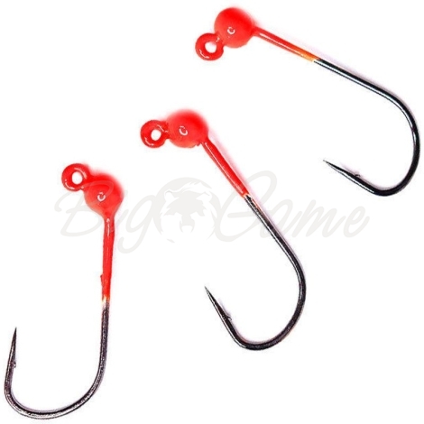 Вольфрамовая головка с вырезом TSR TJH-MB кр. #L (3 шт.) цв. #Glow Red фото 1