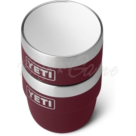 Набор рюмок YETI Rambler Stackable Cups 118 (4 oz) цв. Wild Vine Red фото 2