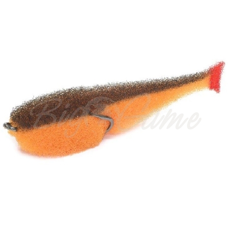 Поролоновая рыбка LEX Classic Fish CD 7 OBB (оранжевое тело / черная спина / красный хвост) фото 1