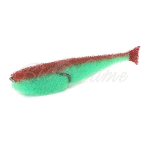 Поролоновая рыбка LEX Classic Fish CD 9 GBRB (зеленое тело / красная спина / красный хвост) фото 1