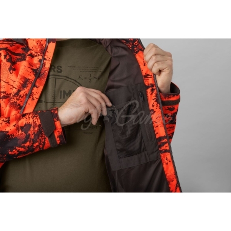 Куртка HARKILA Wildboar Pro Camo HWS Jacket цвет AXIS MSP Orange Blaze фото 4