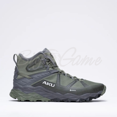 Кроссовки треккинговые AKU Flyrock Mid GTX цвет Green / Grey фото 5
