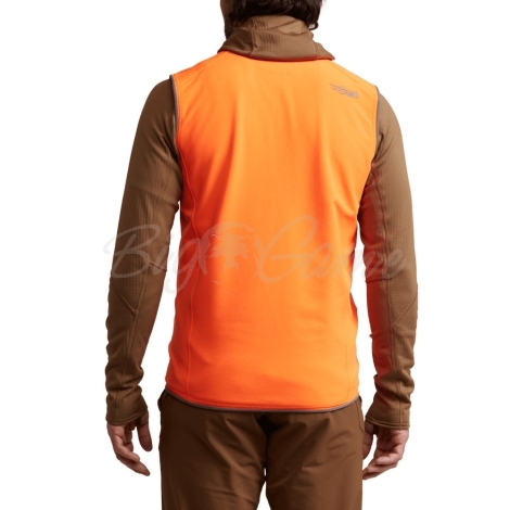 Жилет SITKA Alpha Fleece Vest цвет Blaze Orange фото 7