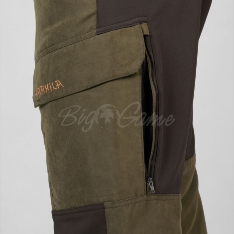 Брюки HARKILA Scandinavian Trousers цвет Willow green / Deep brown фото 3
