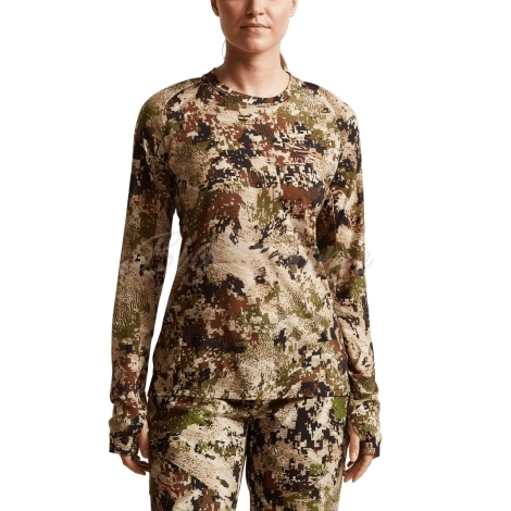 Термокофта SITKA WS Core Merino 120 LS Crew цвет Optifade Subalpine фото 5
