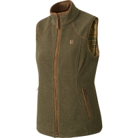 Жилет HARKILA Sandhem lady fleece waistcoat цвет Dusty Lake Green Melange