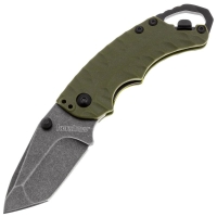 Нож складной полуавтоматический KERSHAW Shuffle II сталь 8Cr13MoV рукоять Термопластик GRN цв. Оливковый
