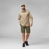 Рубашка FJALLRAVEN Abisko Trail Shirt LS цвет Fossil превью 4