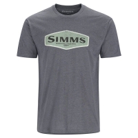 Футболка SIMMS Logo Frame T-Shirt цвет Titanium Heather