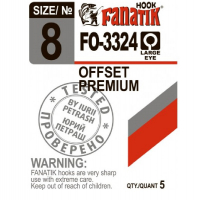 Крючок офсетный FANATIK FO-3324 № 1 (4 шт.)