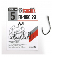 Крючок одинарный FANATIK FK-1093 Aji № 5 (10 шт.)