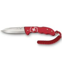 Нож складной полуавтоматический VICTORINOX  Evoke Alox сталь 1.4116 рукоять Алюминий цв. Красный
