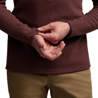 Толстовка SITKA Snowcrest Half-Zip Fleece Pullover цвет Cherry Wood Heather превью 5