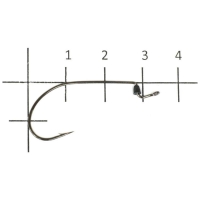 Крючок офсетный VARIVAS Second Bite Light № 1 (7 шт.)