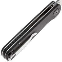 Нож складной полуавтоматический BOKER Braddock Black сталь 440B рукоять Стеклотекстолит G10 цв. Черный превью 4