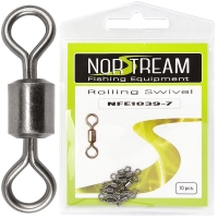 Вертлюг NORSTREAM Rolling swivel 1039 (10 шт.) № 7