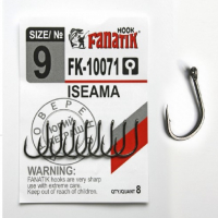 Крючок одинарный FANATIK FK-10071 Iseama № 9 (8 шт.)