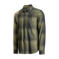 Рубашка KING'S Modern Button Flannel цвет Olive Plaid превью 6