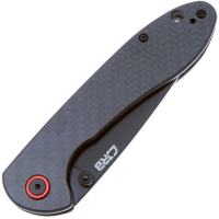 Нож складной полуавтоматический CJRB Feldspar сталь AR-RPM9 рукоять Карбон цв. Черный превью 3