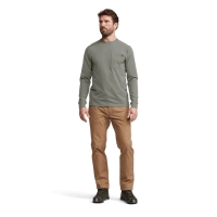 Лонгслив SITKA Foothills LS Crew цвет Field Gray превью 7