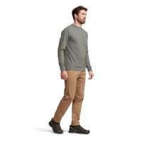 Лонгслив SITKA Foothills LS Crew цвет Field Gray превью 6