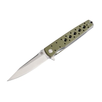 Нож складной ARTISAN CUTLERY Virgina D2 рукоять стеклотекстолит G10 цв. Зеленый