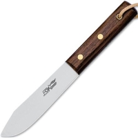 Нож с фиксированным клинком FOX KNIVES Old Fox сталь 420HC рукоять Дерево цв. Коричневый
