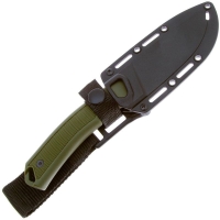 Нож с фиксированным клинком KERSHAW Deschutes Skinner сталь D2 рукоять Полипропилен цв. Зеленый превью 4