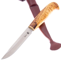 Нож СЕВЕРНАЯ КОРОНА Ilmari сталь 95x18 рукоять Карельская берёза