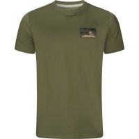 Футболка HARKILA Core T-Shirt цвет Dark Olive