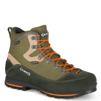 Ботинки горные AKU Trekker L.3 Wide GTX цвет Green / Orange