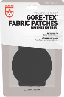 Набор заплаток GEAR AID Gore-Tex Fabric Patches цв. черный (10 х 5 см / диам. 7,6 см)