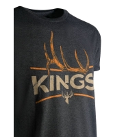 Футболка KING'S Royal Tee цвет Heather Graphite превью 3