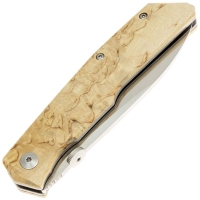 Нож складной полуавтоматический FOX KNIVES Terzuola Sicilian сталь N690Co рукоять Карельская береза превью 2