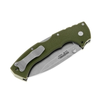 Нож складной полуавтоматический COLD STEEL 4-Max Scout сталь AUS-10 рукоять Термопласт цв. Оливковый превью 2