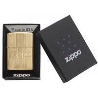 Зажигалка ZIPPO Classic с покрытием High Polish Brass превью 2