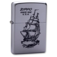 Зажигалка ZIPPO Boat-Zippo с покрытием Satin Chrome