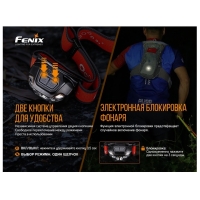 Фонарь налобный FENIX HL18R-T (Cree XP-G3 S3, EVERLIGHT 2835) цвет красный превью 18