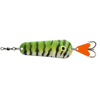 Блесна колеблющаяся ABU GARCIA Atom 25 г цв. Green/Flame