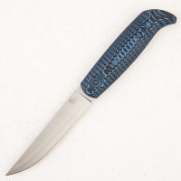 Нож OWL KNIFE North сталь M390 рукоять G10 черно-синяя превью 1