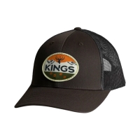 Бейсболка KING'S Mountain Tracks Patch Hat цвет Chocolate Chip / Grey Brown