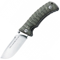 Нож туристический FOX KNIVES Pro-Hunter Satin Сталь Bohler N690Co рукоять Микарта цв. Olive