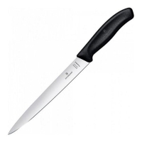 Нож с фиксированным клинком VICTORINOX 5.3703.18 нержавеющая сталь рукоять Полипропилен цв. Черный
