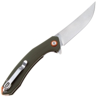Нож складной CJRB Gobi AR-RPM9 рукоять стеклотекстолит G10 цв. Зеленый превью 4