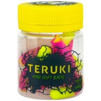 Червь TERUKI Roy 6,5 см (7 шт.) зап. сыр цв. Pink/Chartreuse превью 3