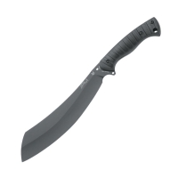 Нож с фиксированным клинком FOX KNIVES Jungle Parang сталь X50CrMoV 15 рукоять Термопластик GRN цв. Черный