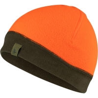 Шапка SEELAND Reversible Fleece Hat цвет Pine green / Hi-Vis orange превью 2